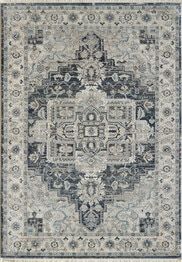 Dynamic Rugs JUNO 6882-590 Dark Blue and Cream